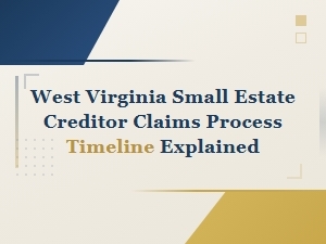 West Virginia Small Estate Creditor Claims Timeline